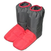 Winter Warm Socks Sleeping Bag Feet Warmer Feet Cover for Camping Hiking Travel Red